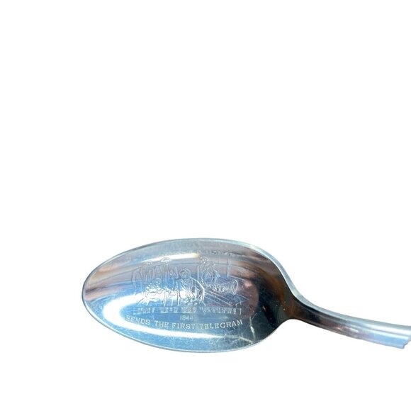Vintage Wm. Rogers Presidential Commemorative Spoon John Tyler Silver Plated - Picture 3 of 8